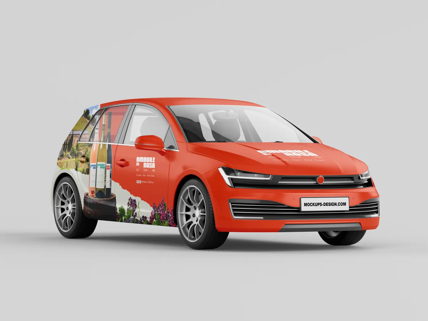 Amabile di Rosa vehicle and merchandise design 1