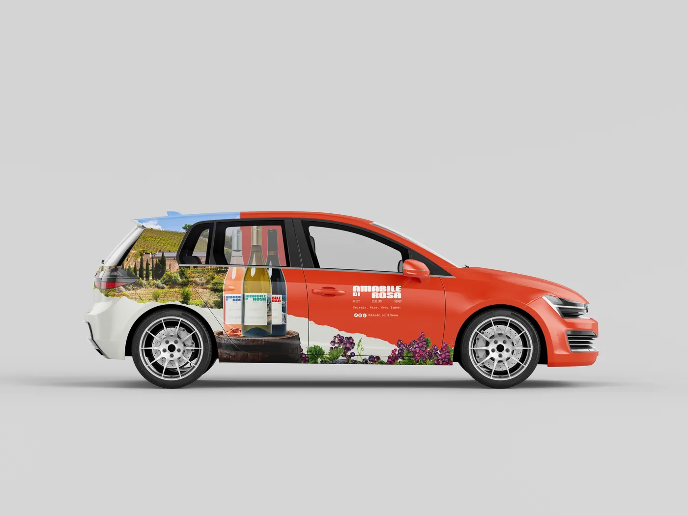 Amabile di Rosa vehicle and merchandise design 2