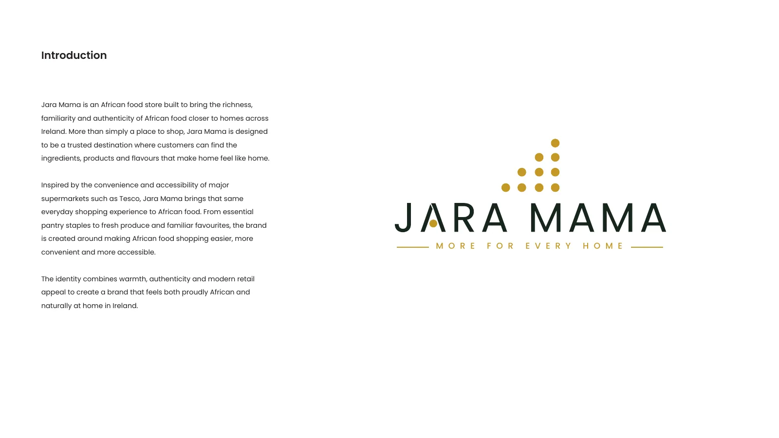 Jara Mama brand guidelines page 1