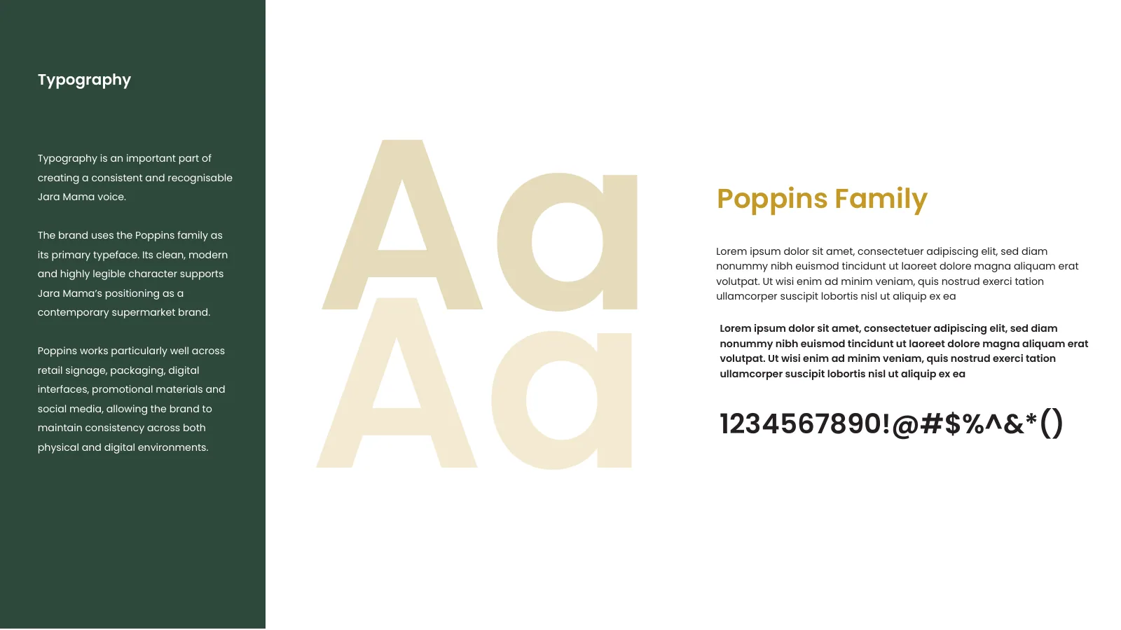 Jara Mama brand guidelines page 4
